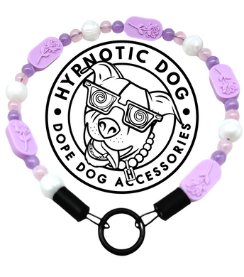 Lilac Rose Bead Collar