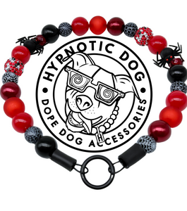 Crimson Web 🕸️ Bead Collar