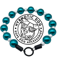 Load image into Gallery viewer, Chunky Teal Frost Bead Collar