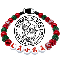 Load image into Gallery viewer, PERSONALIZED Christmas Glam Bead Collar