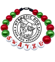 Load image into Gallery viewer, PERSONALIZED Chunky Christmas Pearls Acrylic Bead Collar