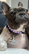 Load image into Gallery viewer, Lavender Waves Resin MINI [Small Dog/Cat Bead Collar]