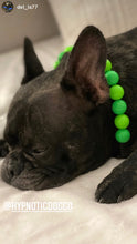 Load image into Gallery viewer, Neon Green Acrylic Bead Collar