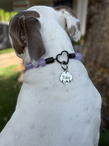 Dog Engraved Circle Name Tags