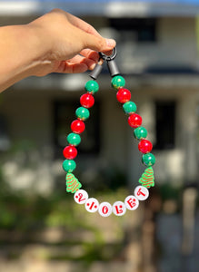 PERSONALIZED Christmas Tree Bead Collar