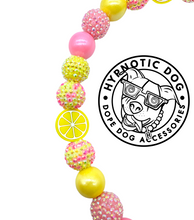 Load image into Gallery viewer, Akira&#39;s Pink Lemonade 🩷🍋 Bead Collar