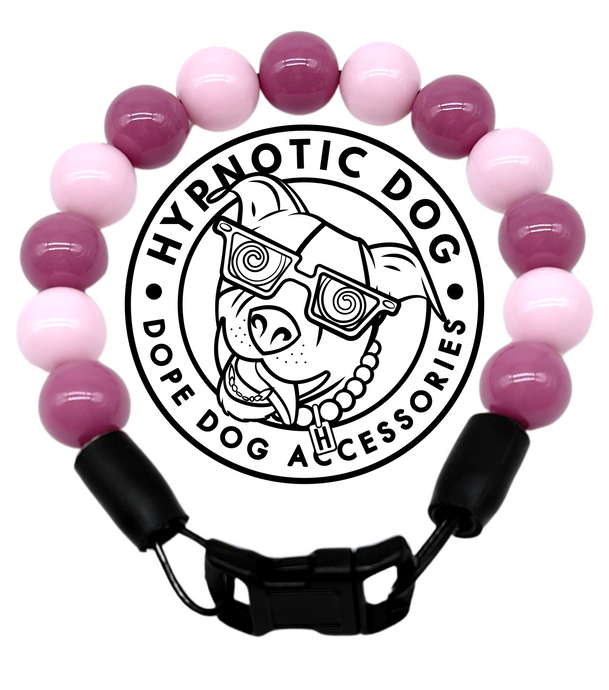 Berry Pink MINI [Small Dog/Cat Bead Collar]