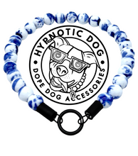 Load image into Gallery viewer, China Blue Ceramic Bead Collar