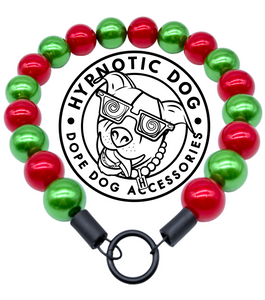 Chunky Christmas Pearls Acrylic Bead Collar