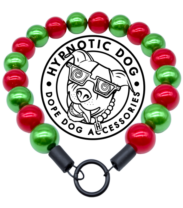 Chunky Christmas Pearls Acrylic Bead Collar