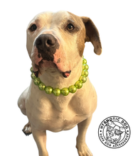 Load image into Gallery viewer, Chunky Lime Green Pearls Acrylic Bead Collar