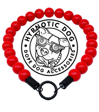 Load image into Gallery viewer, Electric Red Acrylic Bead Collar