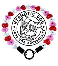 Load image into Gallery viewer, Electric Valentine Hearts Bead Collar