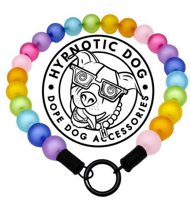 Frosted Rainbow 🌈 Bead Collar