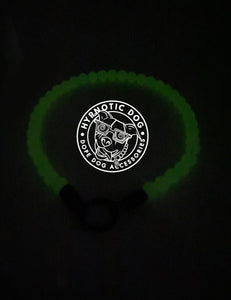 🟧 10" Neck Measure *Black Plastic Buckle* XS Glow in the Dark Bead Collar - PRE-MADE/FINAL SALE