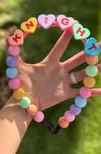 Load image into Gallery viewer, PERSONALIZED Candy Sweetheart Bead Collar
