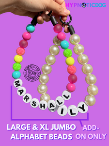 Add-on Only: LARGE & XL JUMBO Personalized Alphabet Letter Beads (Custom Names)