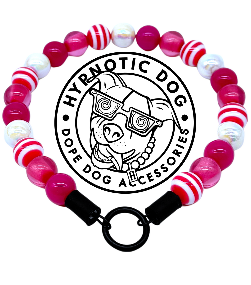 Magenta Pop Bead Collar