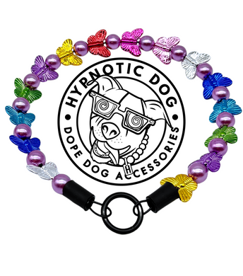 🦋 Metallic Butterfly Bead Collar