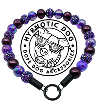 Load image into Gallery viewer, Midnight Purple Glam Bead Collar