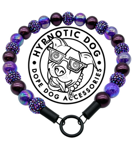 Midnight Purple Glam Bead Collar