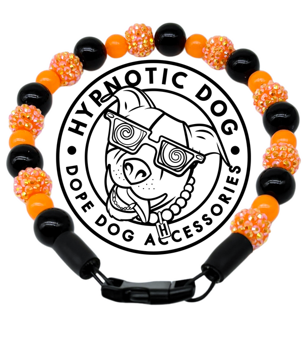 MINI Jack O' Lantern [Small Dog/Cat Bead Collar]