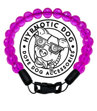 Load image into Gallery viewer, Magenta Faceted MINI [Small Dog/Cat Bead Collar]