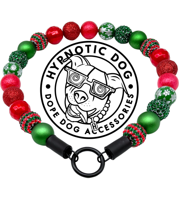 Mistletoe Glam Bead Collar