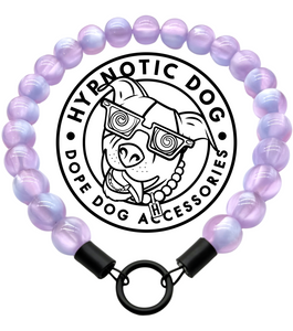 Moonlit Lavender Resin Bead Collar