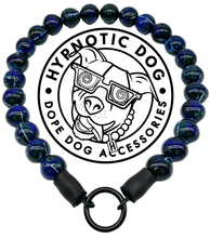Load image into Gallery viewer, Navy &amp; Emerald Ceramic Bead Collar