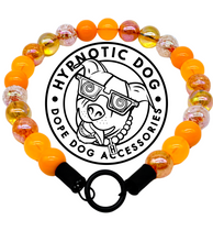 Load image into Gallery viewer, Orange Crush Acrylic Bead Collar
