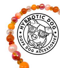 Load image into Gallery viewer, Orange Glitter Supernova Bead Collar
