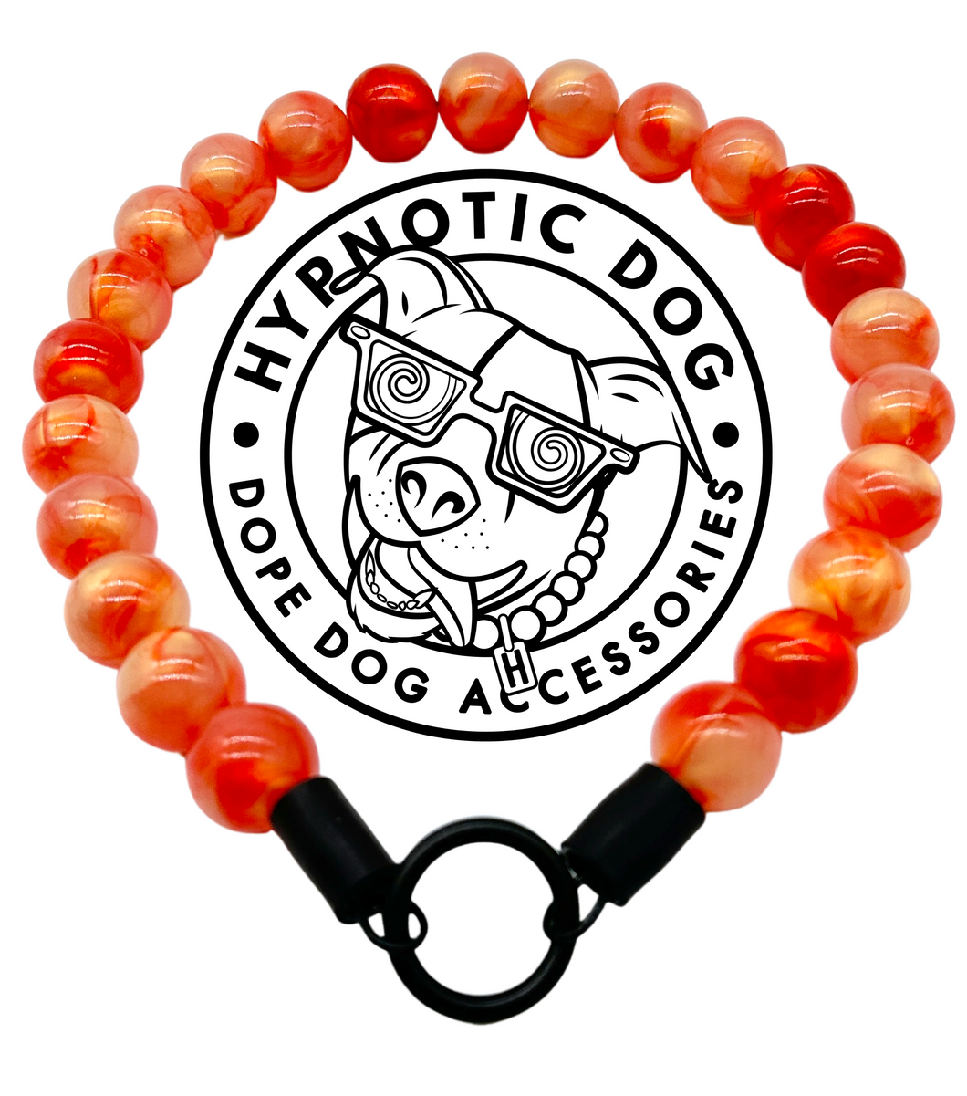 Orange Jupiter Bead Collar