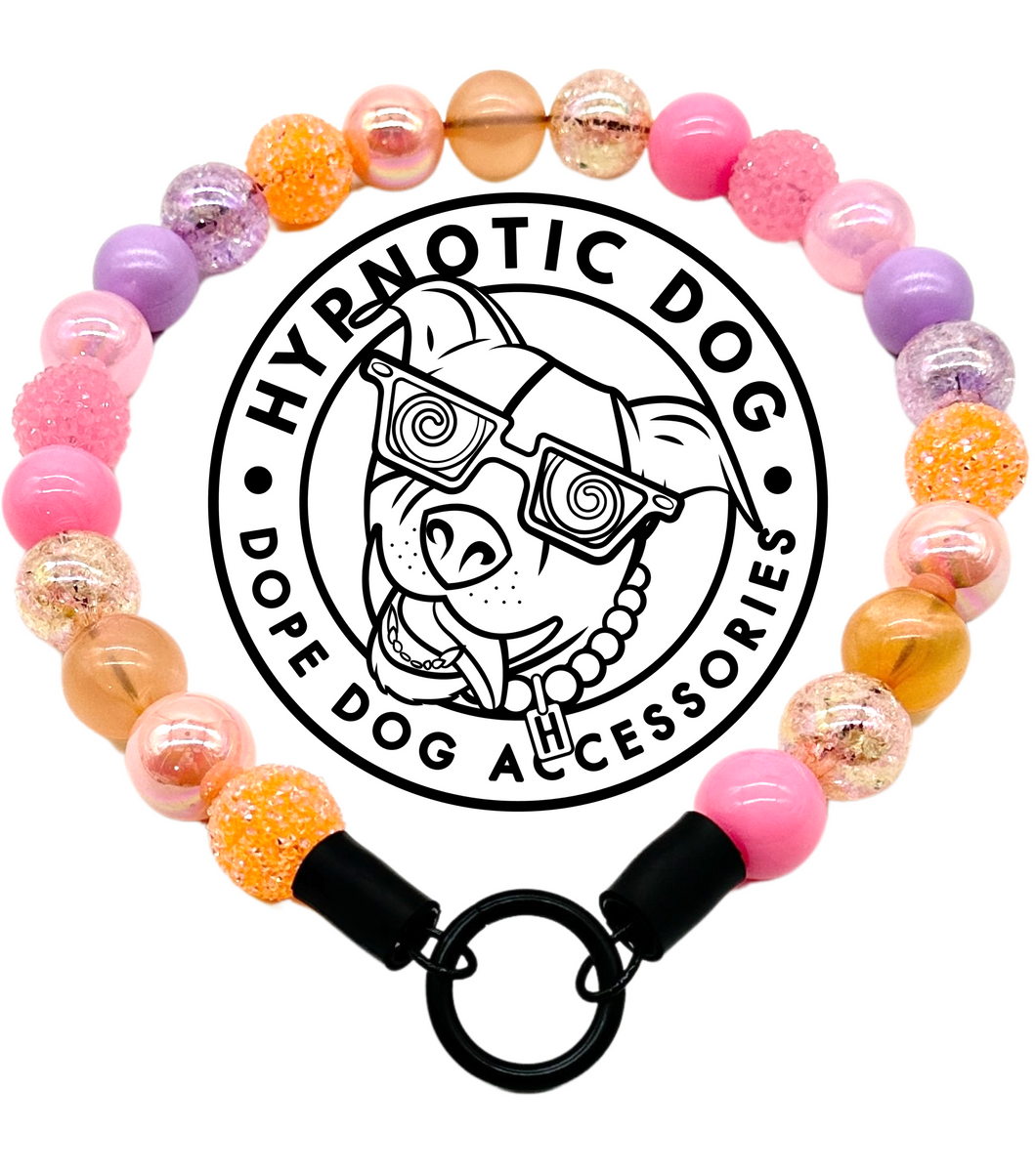 Pastel Disco Bead Collar