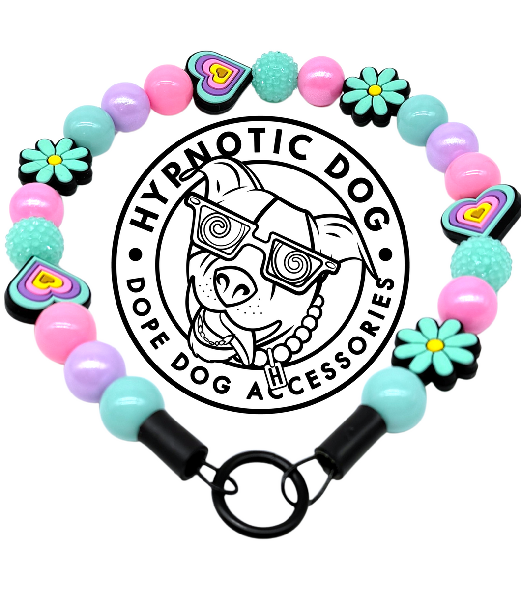 Peace and Love Bead Collar