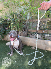 Load image into Gallery viewer, White Pearl Wedding Leash