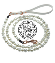 Load image into Gallery viewer, White Pearl Wedding Leash