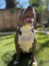 Load image into Gallery viewer, PERSONALIZED 4th of July Glam Bead Collar