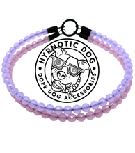Load image into Gallery viewer, XS Pink &amp; Purple Jewel Duplo Acrylic Bead Collar