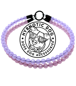 XS Pink & Purple Jewel Duplo Acrylic Bead Collar