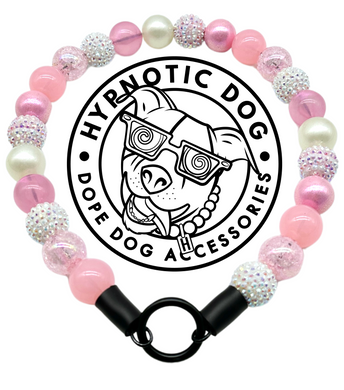 Pink Glitz Bead Collar – Hypnotic Dog