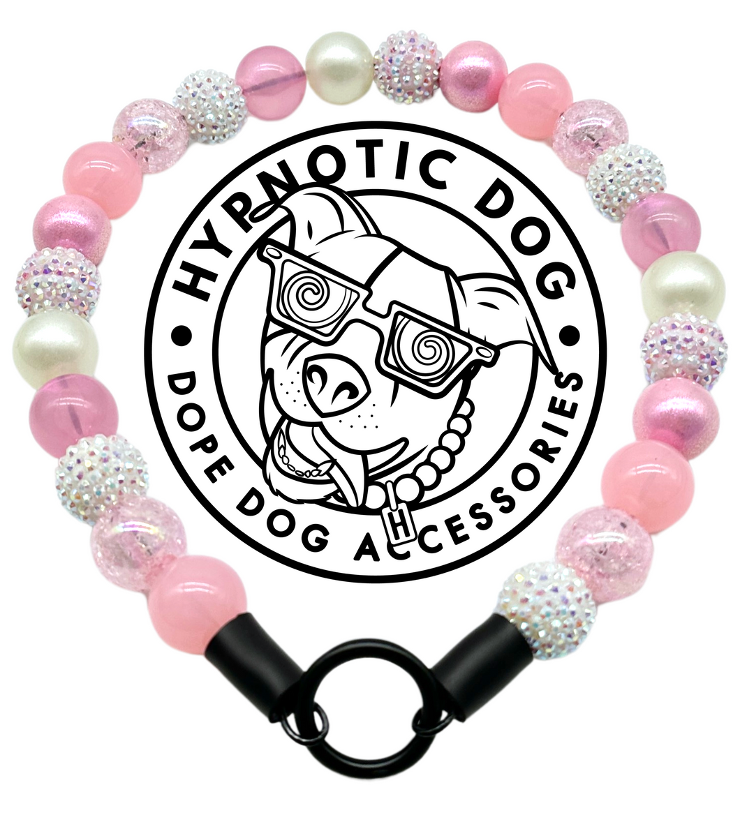 Pink Carnation Bead Collar