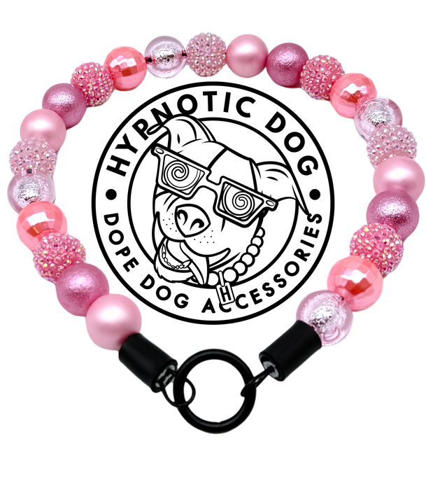 Pink Christmas Lights ✨ Bead Collar