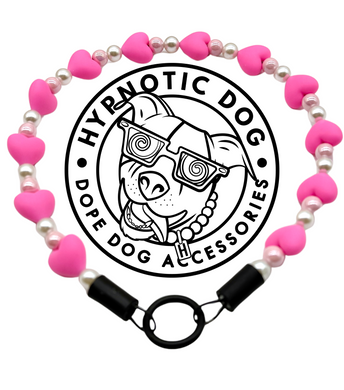 Pink Duchess Hearts 💗 Bead Collar