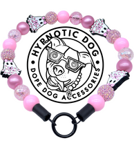 Load image into Gallery viewer, Pink Ghost Glam Bead Collar