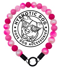 Load image into Gallery viewer, Pink Glitter Supernova Bead Collar
