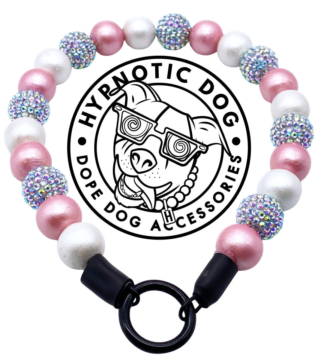 Pink Glitz Bead Collar