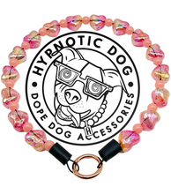 Load image into Gallery viewer, Pink Sunset Crackle Heart Bead Collar