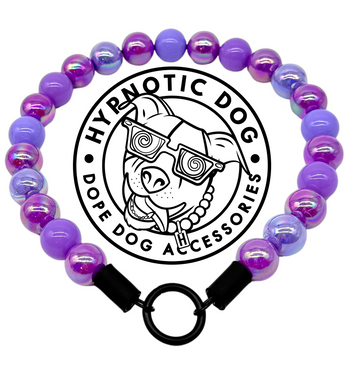 Purple Crush Acrylic Bead Collar