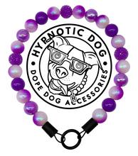 Load image into Gallery viewer, Purple Glitter Supernova Bead Collar